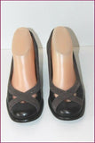 STEPHANE KELIAN Escarpins Cuir Talons Compensés T 4.5 / 37.5 BE