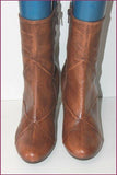 JONAK Bottines à talons Simili Cuir Marron T 39 TBE