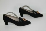 VINTAGE Escarpins MINELLI Tout Cuir Noir T 40.5 BE