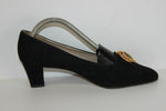VINTAGE Escarpins MINELLI Tout Cuir Noir T 40.5 BE
