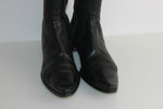 JB MARTIN Bottes Pointues Cuir Noir  Cuir Doublées Cuir T 41 TBE