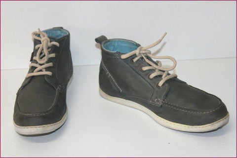KICKERS Baskets Basses Cuir Gris foncé T 41 BE