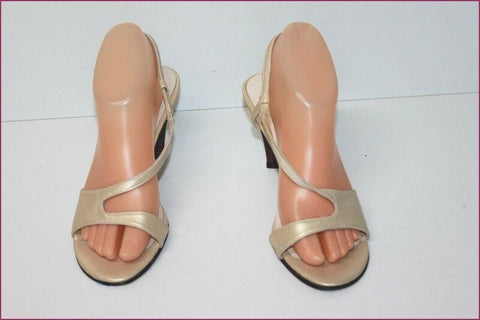 ISABEL Escarpins Tout cuir Doré Nacré T 37.5 TBE
