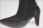 SAN MARINA Bottes Genoux Bi matière Cuir Daim T 38 ETAT NEUF
