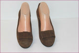 MARIA JAEN Escarpins Daim Marron T 39 TBE