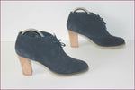 MELLOW YELLOW Boots Daim Bleu Pétrole T 41 TBE
