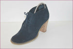 MELLOW YELLOW Boots Daim Bleu Pétrole T 41 TBE