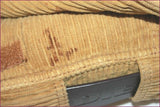 DIESEL Petit Sac Cuir et Coton Moutarde Porté Epaule ou Main BE