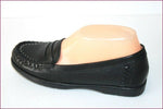 GEOX Respira Mocassins Cuir Noir T 35 TBE