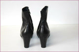 BOB Boutique Bottines Boots Cuir Noir Doublées Cuir T 37.5 ETAT NEUF