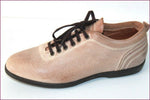 MANILA Derby à Lacets Cuir Vieilli Beige T 40 TTBE
