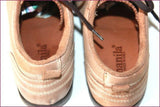 MANILA Derby à Lacets Cuir Vieilli Beige T 40 TTBE