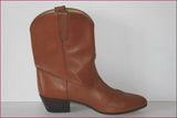 WANGLER Bottines Boots Semi Pointues  Tout Cuir Marron T 9 US / T 41 FR TTBE