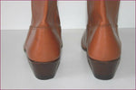 WANGLER Bottines Boots Semi Pointues  Tout Cuir Marron T 9 US / T 41 FR TTBE