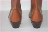 WANGLER Bottines Boots Semi Pointues  Tout Cuir Marron T 9 US / T 41 FR TTBE