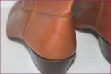 WANGLER Bottines Boots Semi Pointues  Tout Cuir Marron T 9 US / T 41 FR TTBE