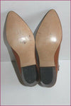 WANGLER Bottines Boots Semi Pointues  Tout Cuir Marron T 9 US / T 41 FR TTBE