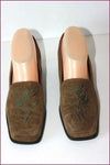 TED LAPIDUS Escarpins Daim Marron Talons Compensés T 36 BE