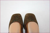 TED LAPIDUS Escarpins Daim Marron Talons Compensés T 36 BE
