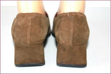 TED LAPIDUS Escarpins Daim Marron Talons Compensés T 36 BE