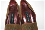 TED LAPIDUS Escarpins Daim Marron Talons Compensés T 36 BE