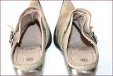NEW ROCK Escarpins Pointus Cuir Beige  Talons Métal T 39 TTBE