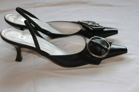 Escarpins PERLATO Cuir Noir  T 35 BE