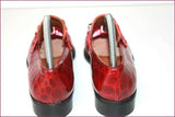 KOOKAI Mocassins Cuir Verni Brillant Rouge Foncé T 36 TBE