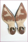 SAN MARINA Escarpins Pointus Cuir Verni Tricolore T 36 BE