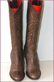 Mi Bottes Cuir Marron doublées Cuir Hauts Talons T 39 BE