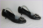 Escarpins ANDRE Cuir Noir Bouts Ronds T 37 ETAT NEUF