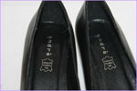 Escarpins ANDRE Cuir Noir Bouts Ronds T 37 ETAT NEUF