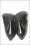 ERAM Escarpins à Sangles Cuir Noir Bouts Ronds T 39 TTBE