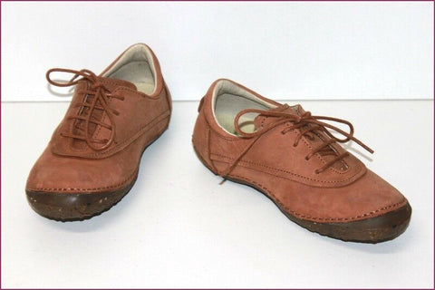 EL NATURALISTA Sneakers Cuir Marron Naturel T 35  ETAT NEUF