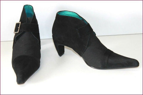 FLORENCE KOOLJMAN Boots Pointus Daim Noir T 6 / T 39 BE