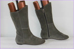 POLLINI Mi Bottes  Daim Gris  T 37 TBE