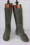 POLLINI Mi Bottes  Daim Gris  T 37 TBE