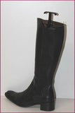 STEPHANE GONTARD Bottes Pointues Cuir Noir T 38 TBE