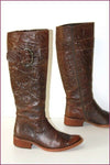 REQINS Bottes Cuir Fripé Marron Doublées Cuir T 40 BE