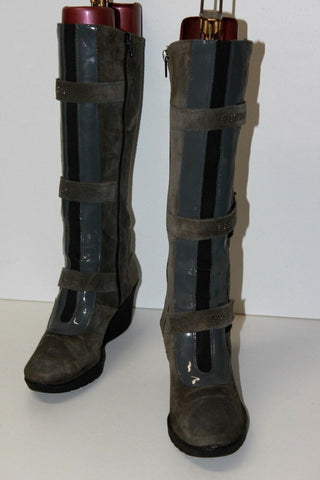 JANET & CO Mi Bottes Compensées Daim Gris T 37 BE