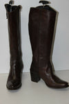 ELIZABETH STUART Bottes Cuir Marron Foncé Doublées Cuir T 40 TTBE