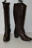 ELIZABETH STUART Bottes Cuir Marron Foncé Doublées Cuir T 40 TTBE