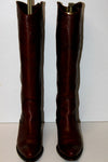 BUTTERO Bottes Cavalières Tout Cuir Cognac T 35 TBE