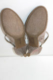 SAM & LIBBY Escarpins Simili Cuir Taupe Motifs Craquelés  T 9.2 / 42 FR   BE