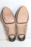 ZARA Basic Escarpins Boots Simili Daim Beige Talons Aiguilles Hauts T 39 TBE