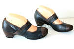 KICKERS Escarpins à Sangles Elastiquées Cuir Bicolore T 38 TTBE