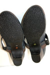 KICKERS Escarpins à Sangles Elastiquées Cuir Bicolore T 38 TTBE
