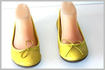 SAN MARINA Ballerines Cuir Souple Jaune T 36 BE