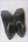 Escarpins SAGONE Par Yves De Beaumont Cuir Noir T 32 TBE