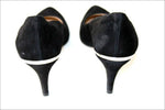 JONAK Escarpins à Talons Velours Noir Doublés Cuir T 37 TBE